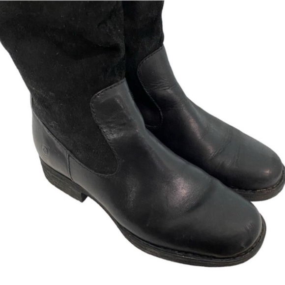 Born Black Suede Knee-High Boots - Picture 7 of 11